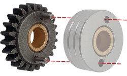 MIG 4Rn wire feeder guide roller gear wheel