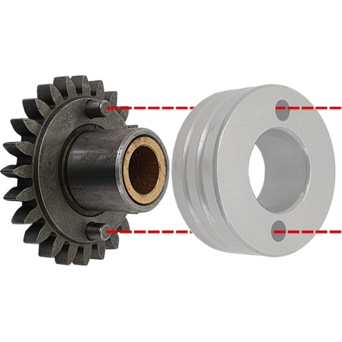 MIG 4RA wire feeder guide roller gear wheel