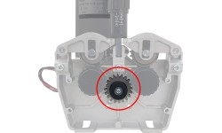 Synchronizing gear of MIG 4R wire feeder