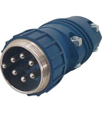 TIG control plug type PANASONIC 6 pin. - Male