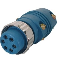 TIG control plug type PANASONIC 6 pin. - female