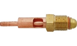 TIG cable connector front - TIG T-26 with 2cz. with gas spigot