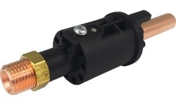Euro-Tig/Plasma gas plug ¼" thread
