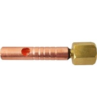 Srovės ir vandens linijos jungtis (MB401, MB501 vandeniu aušinamiems degikliams) – galinė