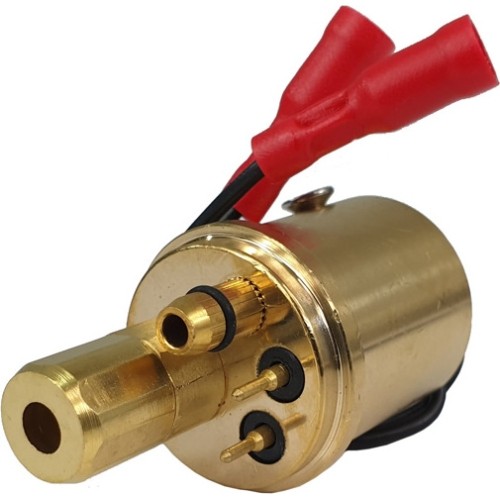 Euro MIG/MAG current-gas plug - brass