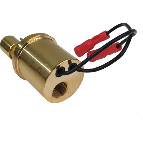 Euro MIG/MAG current-gas plug - brass