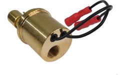 Euro MIG/MAG current-gas plug - brass