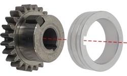 Synchronizing gear of wire feeder MIG 2RA