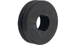 Spoolgun handle wire feeder guide roller