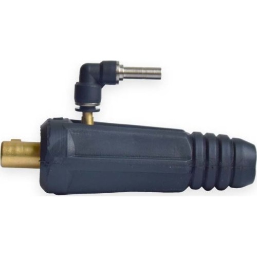 Swivel elbow for 35/50 TIG male plug M12x1