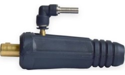 Swivel elbow for 35/50 TIG male plug M12x1