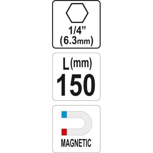 Magnetinis antgalių laikiklis 150mm