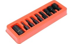 1/2" Dr. bit socket impact set (HEX) 9pcs