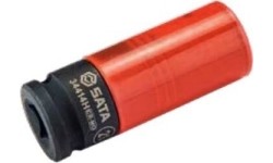 Prailginta smūginė galvutė 1/2'' 21mm plonasienė su apsauga