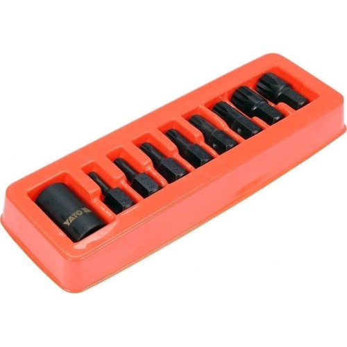1/2" Dr. Bit socket impact set (SPLINE) 9pcs