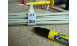 Markeris kabelių žymėjimui, 0,75mm