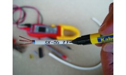 Markeris kabelių žymėjimui, 0,75mm