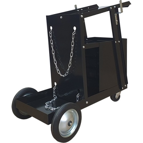 MIG welding cart with drawers