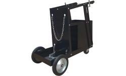 MIG welding cart with drawers