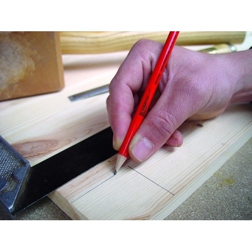 Staliaus pieštukas 2H, 175mm, raudonas, 1vnt