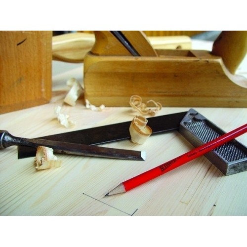 Staliaus pieštukas 2H, 175mm, raudonas, 1vnt