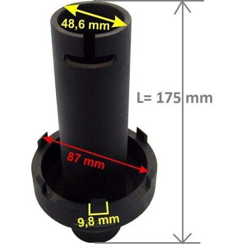 Galinės ratų ašies galvutė 80/95mm BENZ&MAN