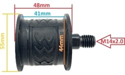 Tube belt sander spare part no. 53+54 Plastic roller installed set