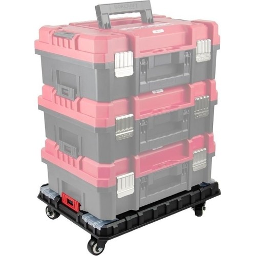 Platform with wheels for plastic tool boxes 445x320x170mm XCUBE200