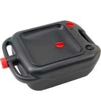 Skysčių surinkimo bakas 6l su kamščiais