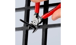 Šoninio kirpimo replės plastikams 140mm KNIPEX