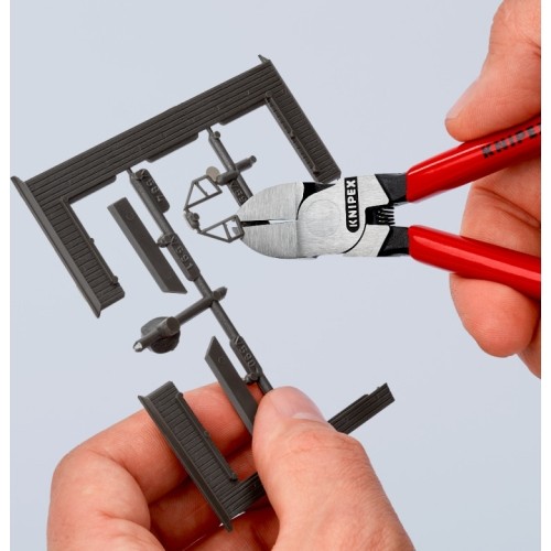 Šoninio kirpimo replės plastikams 140mm KNIPEX