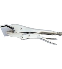 Level mouth jaw locking pliers