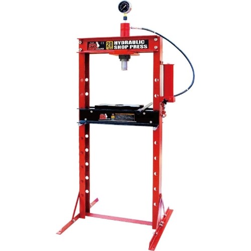 Hydraulic shop press with gauge 20t