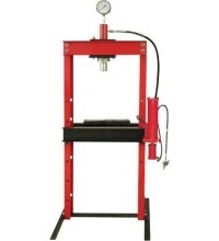 Pneumatic / hydraulic shop press with gauge 20t