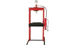 Pneumatic / hydraulic shop press with gauge 20t