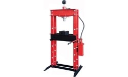 Hydraulic shop press with gauge 30t
