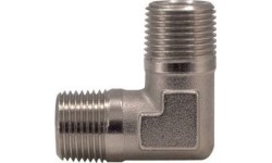 L-type connector M. External thread 1/2" x 1/2"