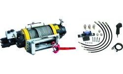 Hidraulinė gervė su nuotolinio valdymo sist. 24V 22500Lbs/10215kg