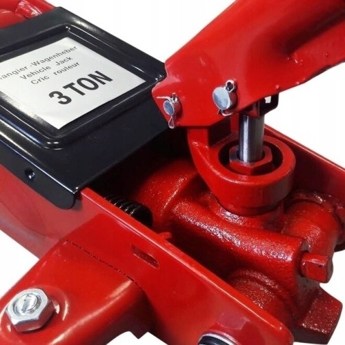 Trolley jack with rotating handle 3t