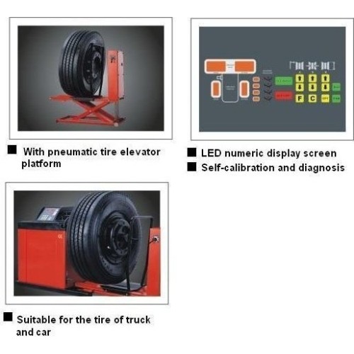 Truck wheel balancer