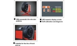 Truck wheel balancer