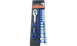 1/4" Sockets set 13pcs.