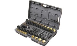 Universal press tool kit with hydraulic cylinder