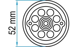Rubber jack pad 52mm
