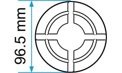 Rubber jack pad 96.5mm