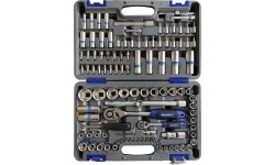 1/4" + 1/2" Dr. Socket set 108pcs. 72TH