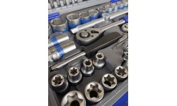 1/4" + 1/2" Dr. Socket set 108pcs. 72TH