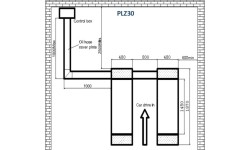 Hidraulinis keltuvas žirklinis, 3.0t