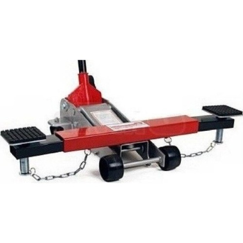 Skersinės sijos atrama domkratui su ratukais