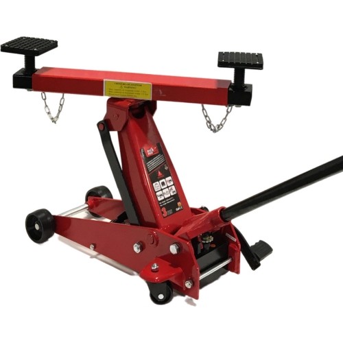 Skersinės sijos atrama domkratui su ratukais